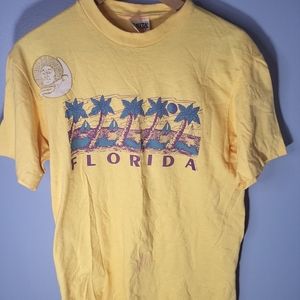Vintage Single Stich Florida Tee Oneita Tag Men Size M USA Made